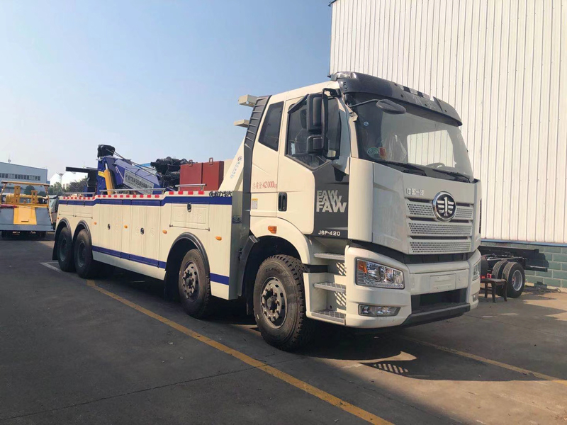國(guó)六解放25噸拖吊聯(lián)體清障車(chē)