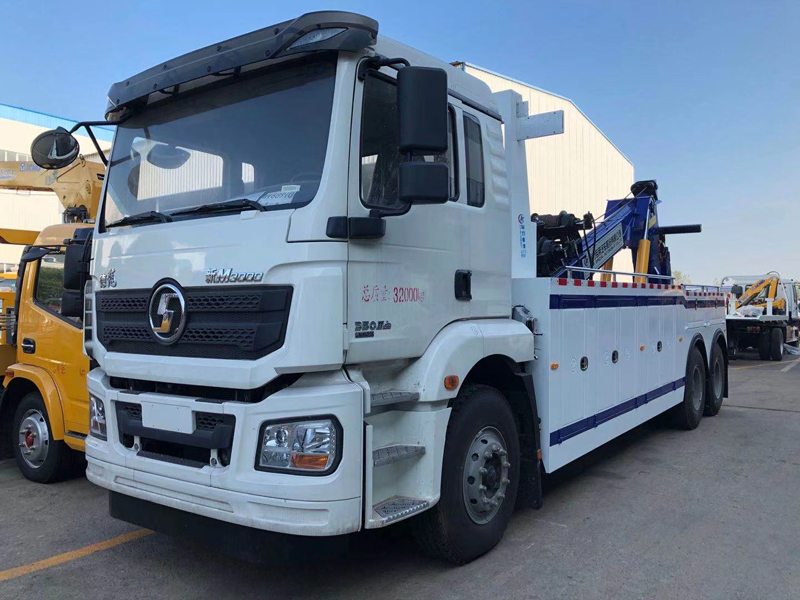 陜汽德龍20噸拖吊聯(lián)體清障車(chē)
