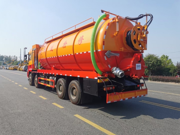 陜汽34方清洗吸污車(chē)